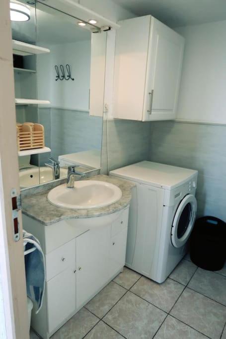 Appartement Coup De Coeur Les Pieds Dans L'Eau เลอบาร์กาแรส ภายนอก รูปภาพ